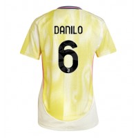 Maglia Calcio Juventus Danilo Luiz #6 Seconda Divisa Donna 2024-25 Manica Corta